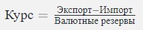 Формула Торгового Баланса